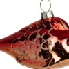 Intratuin kerst ornament vis rood 10 x 3,5 x 5 cm