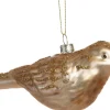 Intratuin kerst ornament vogel bruin 13 x 5,5 x 5,5 cm