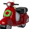 Intratuin kerst ornament Vola scooter rood 12,5 x 5 x 8 cm