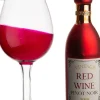 Intratuin kerst ornament wijnglas met fles rood D 4 H 14,5 cm