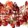 Intratuin kerstslinger Bladik rood / goud 2 m