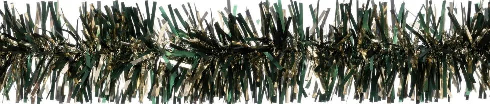 Intratuin kerstslinger Borla goud / groen 2,7 m