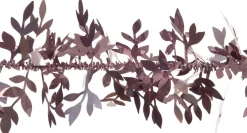 Intratuin kerstslinger met bladeren roze 200 cm