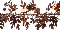 Intratuin kerstslinger met bladeren bruin 200 cm