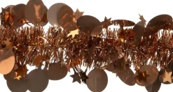 Intratuin kerstslinger met pailletten crème 200 cm