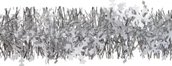 Intratuin kerstslinger met sneeuwvlokken wit / zilver 200 cm