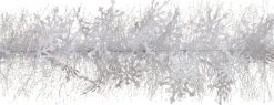 Intratuin kerstslinger met sneeuwvlokken wit 200 cm