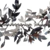 Intratuin kerstslinger met Wisteria bladeren zilver 200 cm