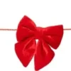 Intratuin kerstslinger strik rood 2,7 m