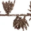 Intratuin kerstslinger tak met glitter zilver 180 cm