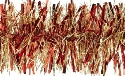 Intratuin kerstslinger Vanik rood / goud 2 m