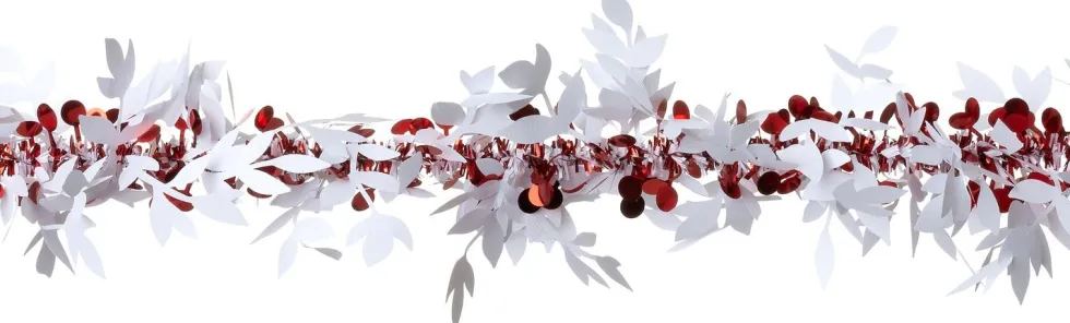 Intratuin kerstslinger Wisteria rood 2 m
