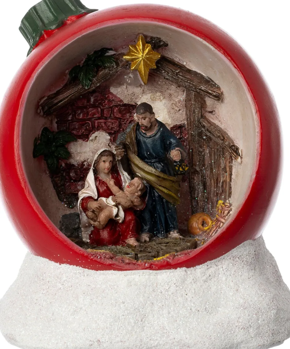 Intratuin kerststal in bal 10,5 x 10 x 11,5 cm