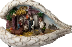 Intratuin kerststal in vleugels 14,3 x 14 x 21,3 cm