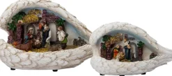 Intratuin kerststal in vleugels 14,3 x 14 x 21,3 cm