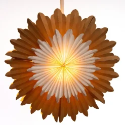 Intratuin Kerstster D 50 cm wit goud