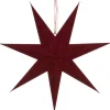 Intratuin kerstster met verlichting rood 15 x 60 x 60 cm