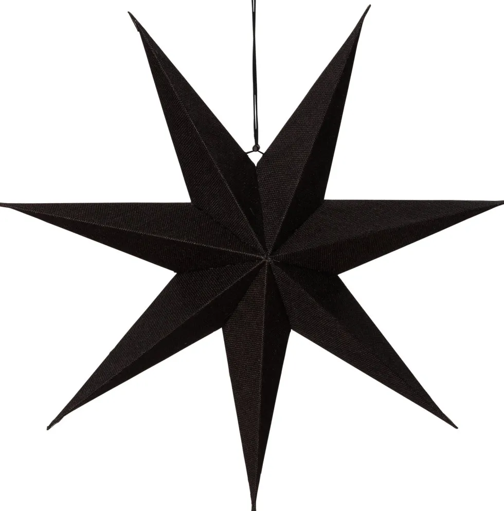 Intratuin kerstster met verlichting Djema zwart D 60 cm