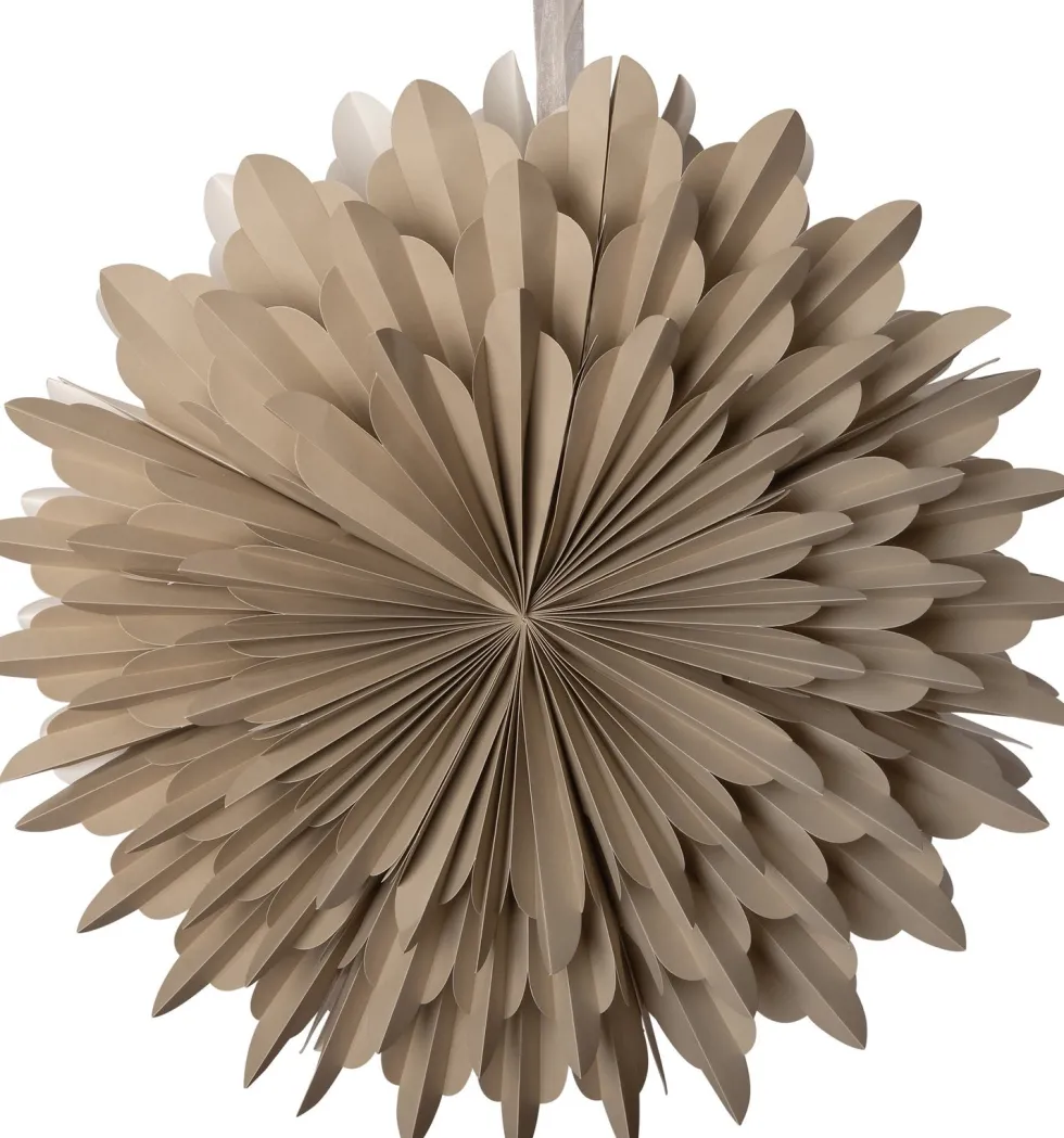 Intratuin kerstster met verlichting Manus crème D 50 cm