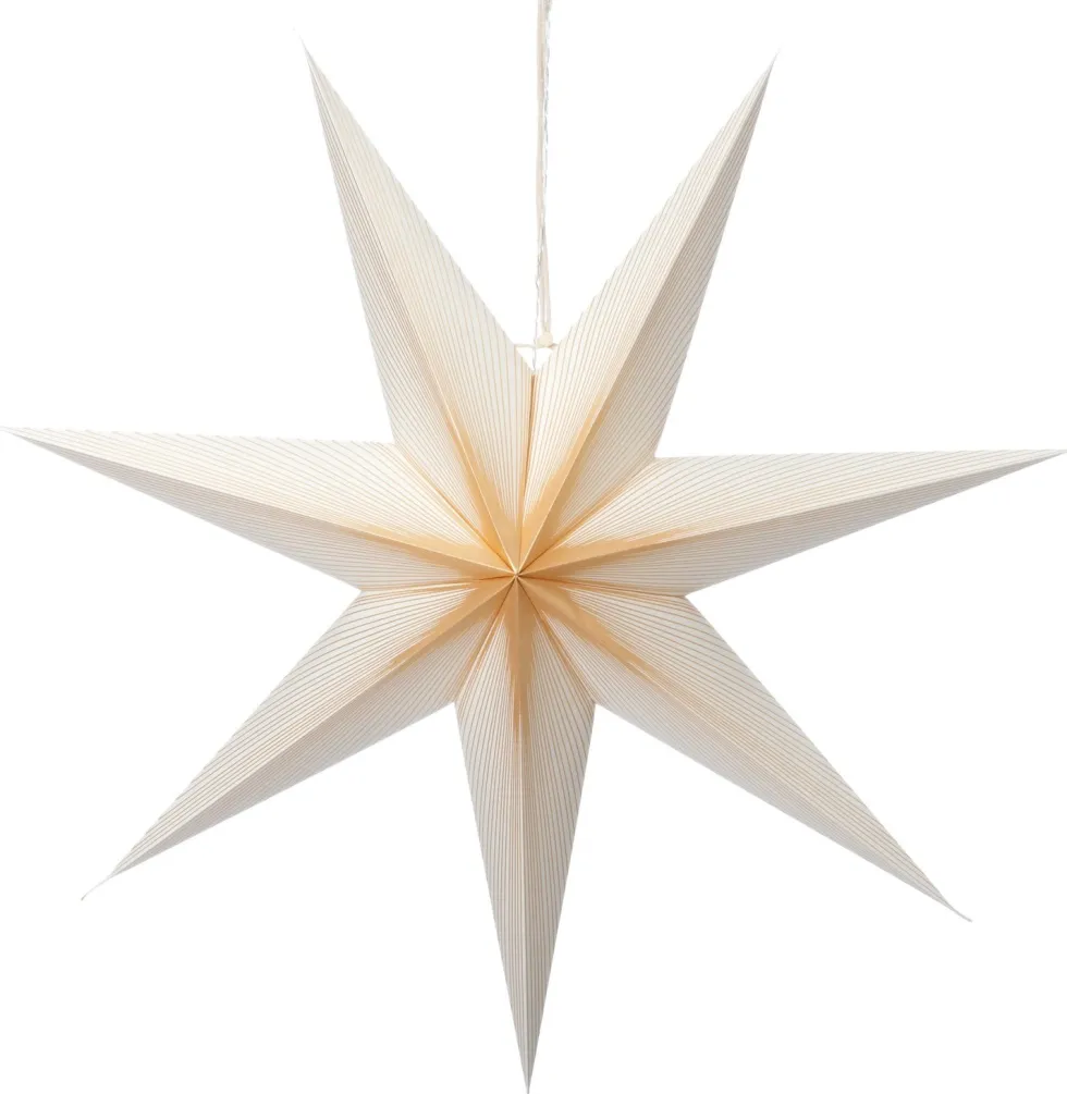 Intratuin kerstster met verlichting crème D 60 H 19 cm