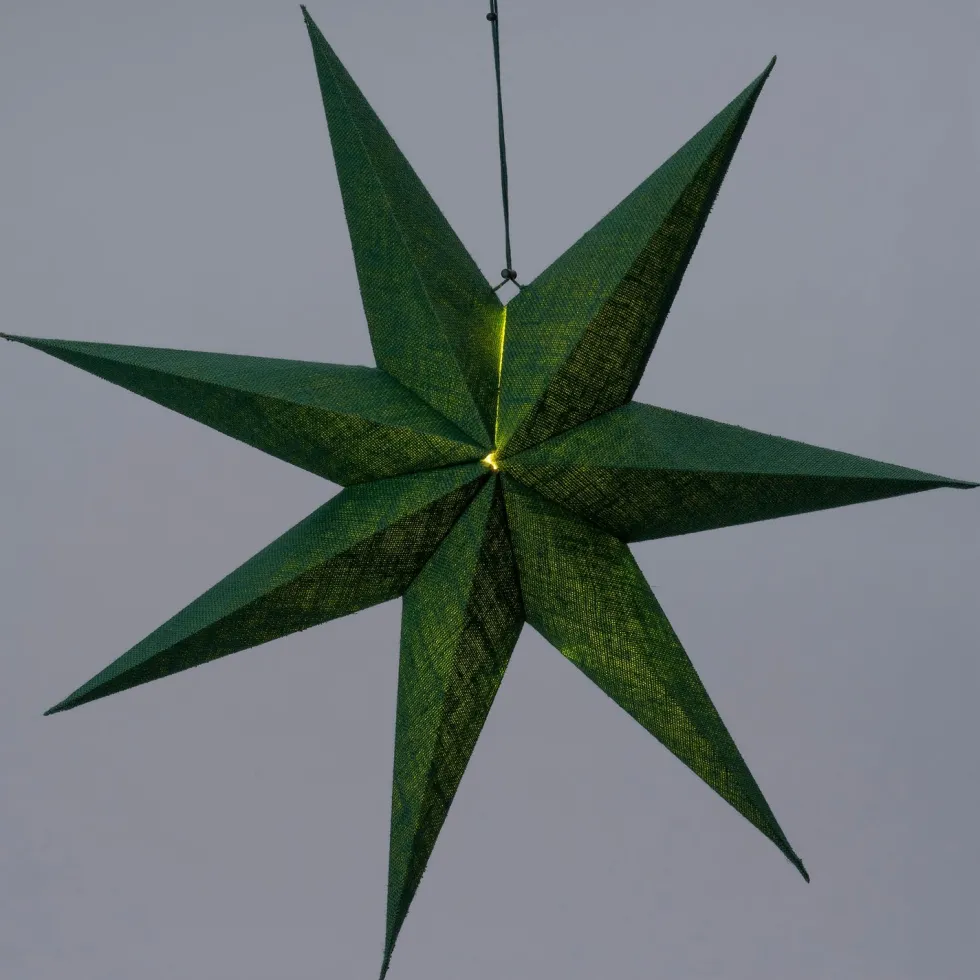 Intratuin kerstster Nula groen met verlichting D 75 cm