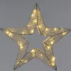 Intratuin kerstster wit met verlichting D 36 H 4 cm