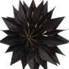 Intratuin kerstster zwart 20 x 3 x 20 cm