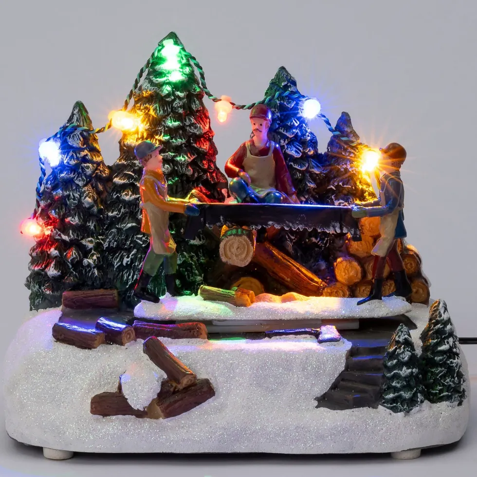Intratuin kersttafereel boom zagen 16,5 x 14,5 x 20 cm