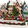 Intratuin kersttafereel kerstdorp met arrenslee 44 x 25,5 x 23 cm