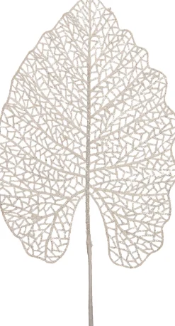 Intratuin kersttak Alocasia met glitter wit 48 cm