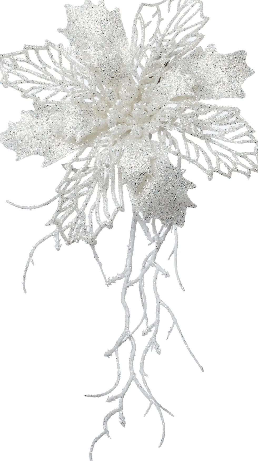 Intratuin kersttak Belle bloem wit 25 cm