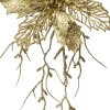 Intratuin kersttak Belle bloem goud 25 cm