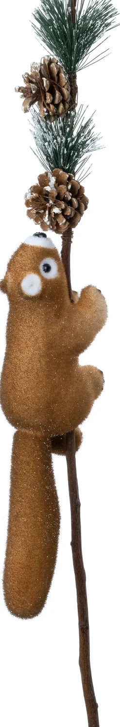 Intratuin kersttak dennen met eekhoorn groen / bruin 60 cm