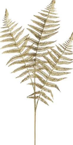 Intratuin kersttak Fern varen goud 78 cm