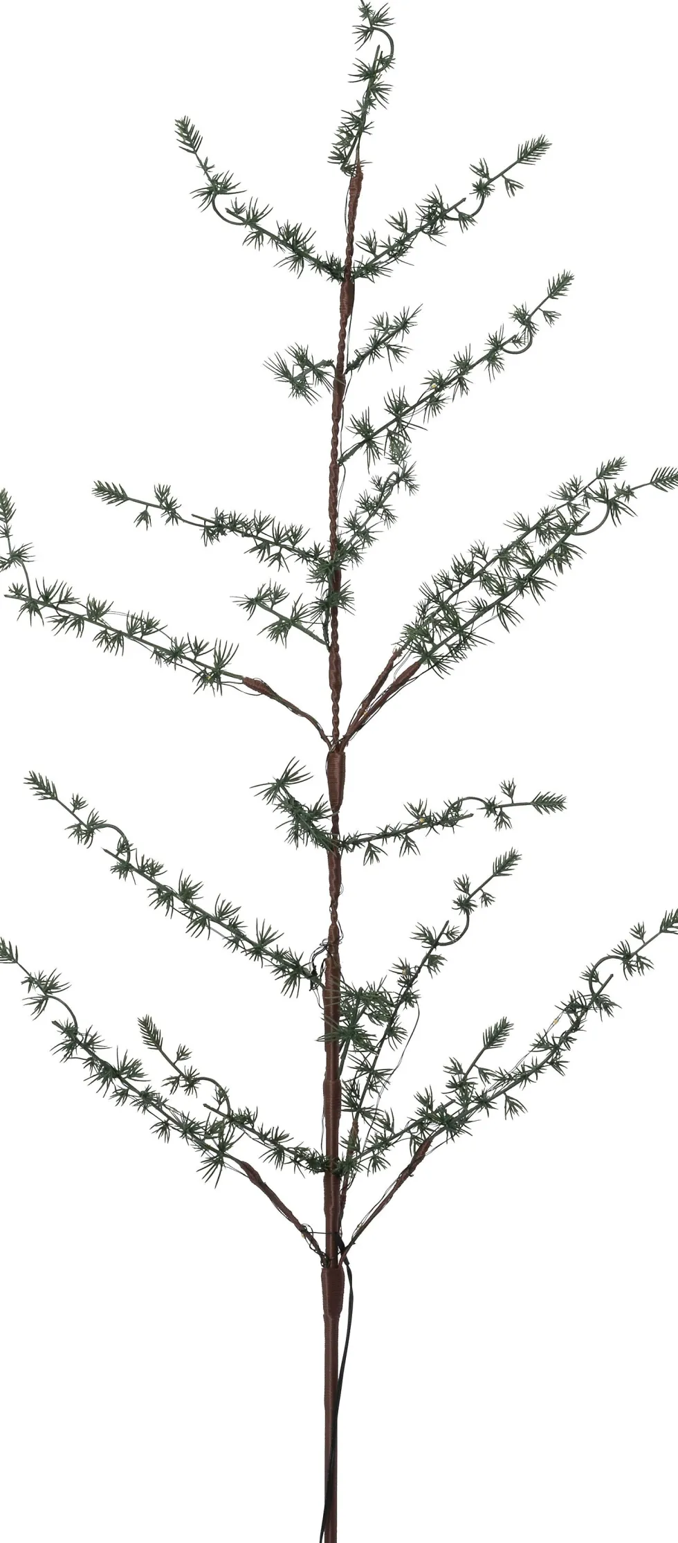 Intratuin kersttak groen met 30 lampjes warm wit 120 cm