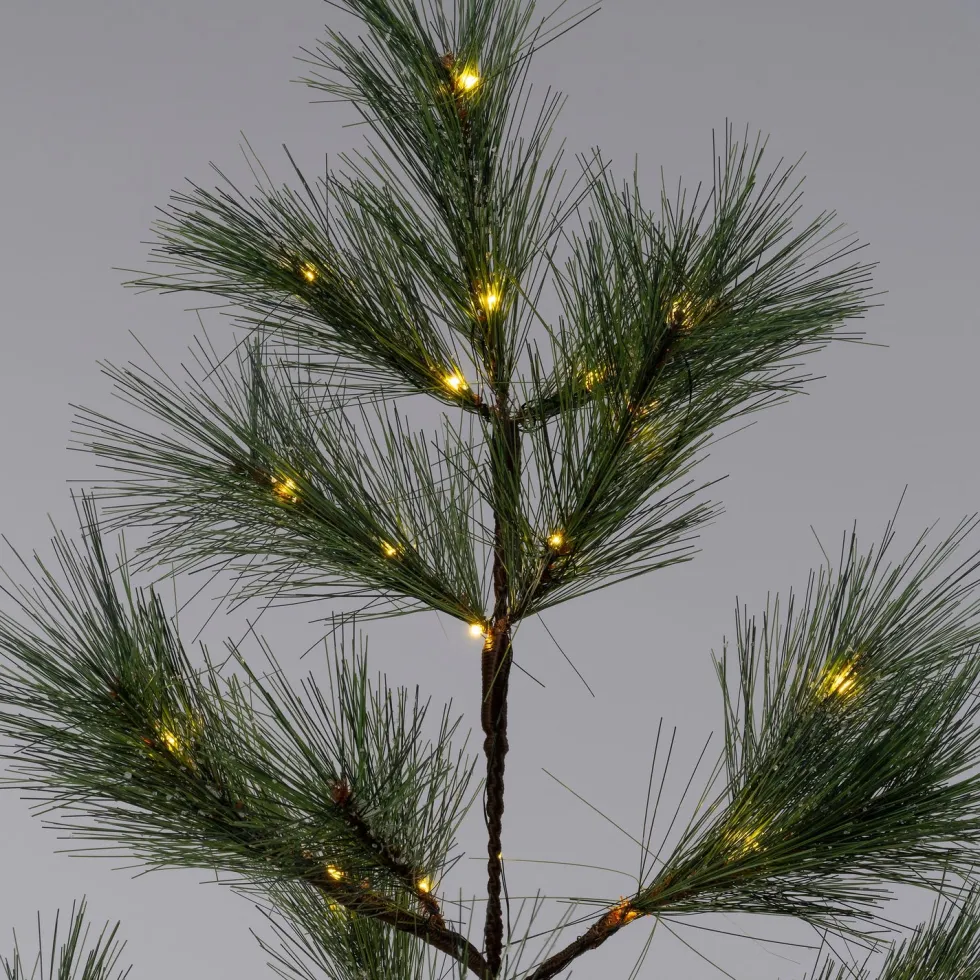 Intratuin kersttak groen met 90 lampjes warm wit 120 cm