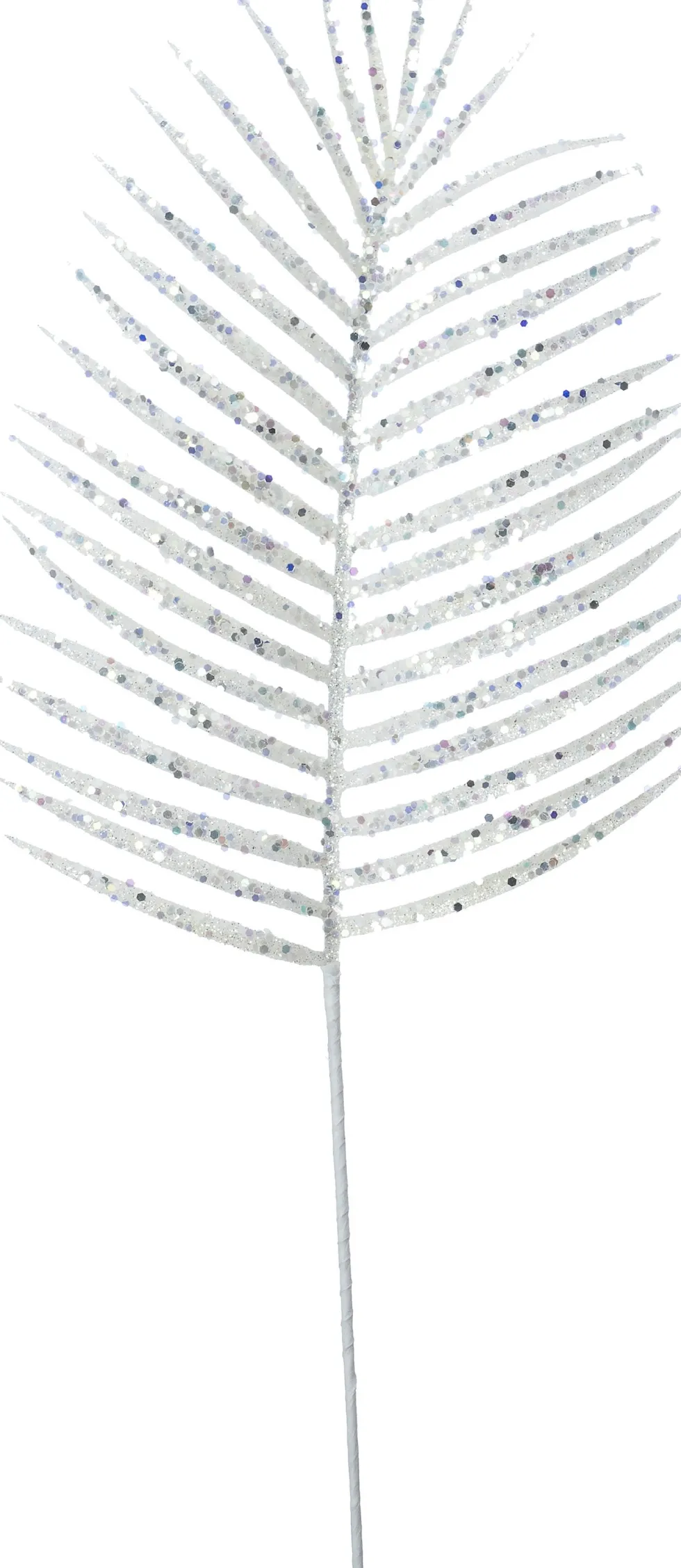 Intratuin kersttak Leona blad wit 76 cm