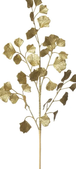 Intratuin kersttak Leona blad goud 82 cm