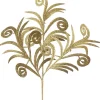 Intratuin kersttak Leona blad goud 55 cm