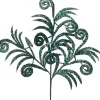 Intratuin kersttak Leona blad blauw 55 cm