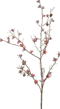 Intratuin kersttak met bloemen paars 98 cm