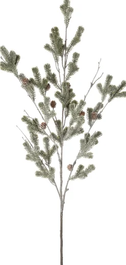 Intratuin kersttak met dennenappel besneeuwd 104 cm