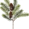Intratuin kersttak met dennenappel besneeuwd 38 cm