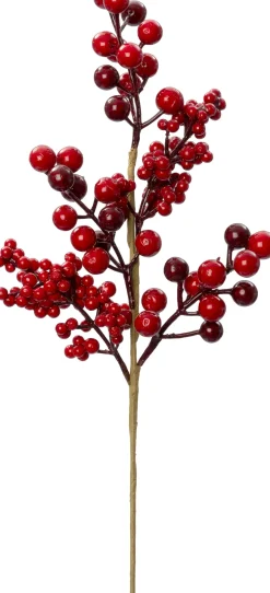 Intratuin kersttak met rode besjes 43 cm
