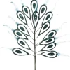 Intratuin kersttak Peco pauwenveer blauw 70 cm