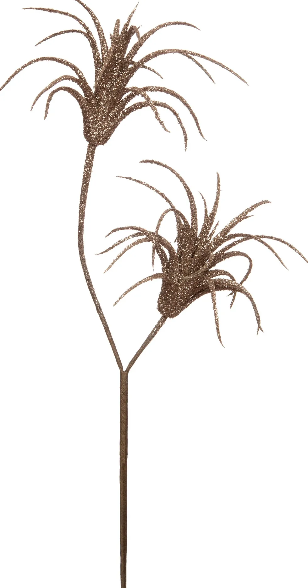 Intratuin kersttak Tillandsia met glitter koper 60 cm