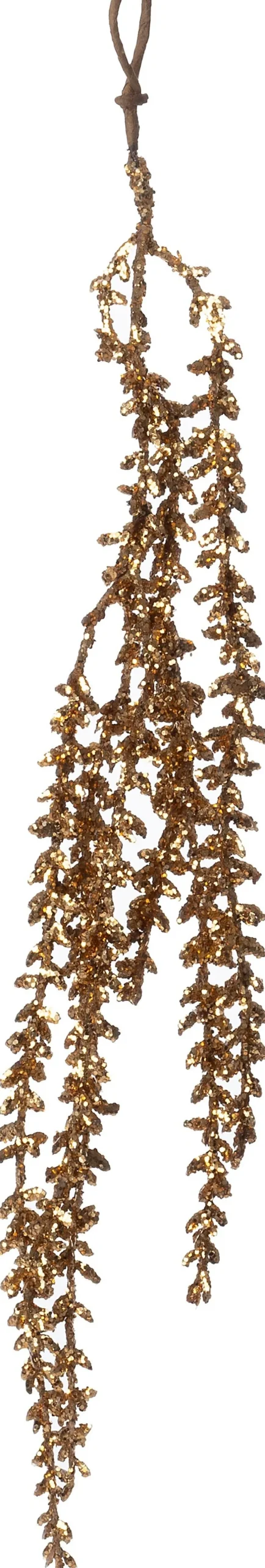 Intratuin kersttak Veerle wilg hangend goud 38 cm
