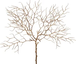 Intratuin kersttak wintertak met glitter goud 43 cm