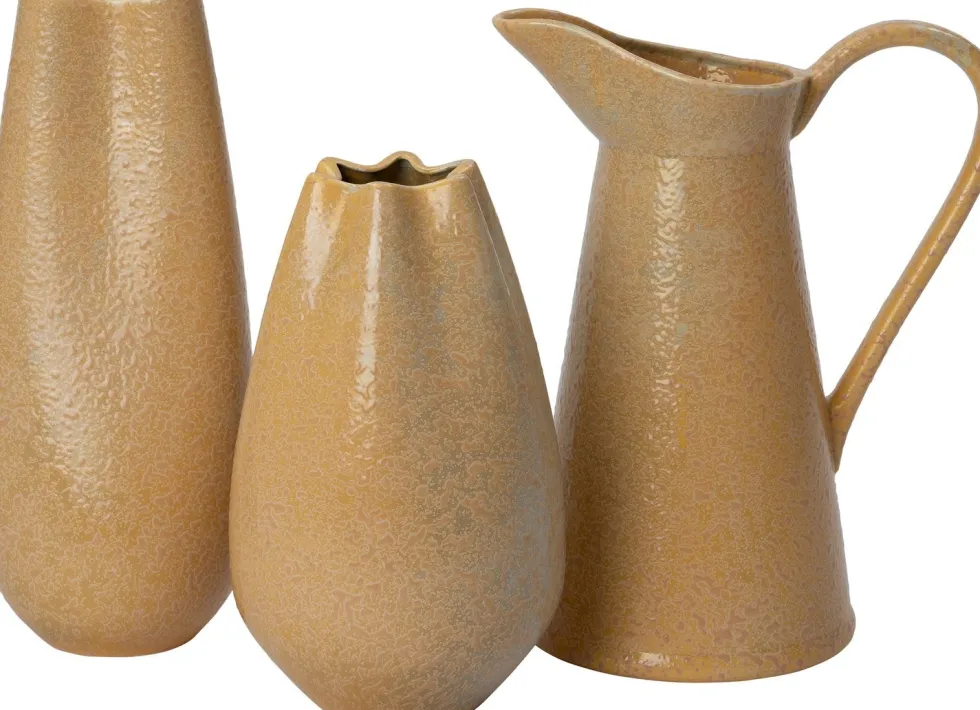 Intratuin kruik Thora beige D 17,5 H 32,5