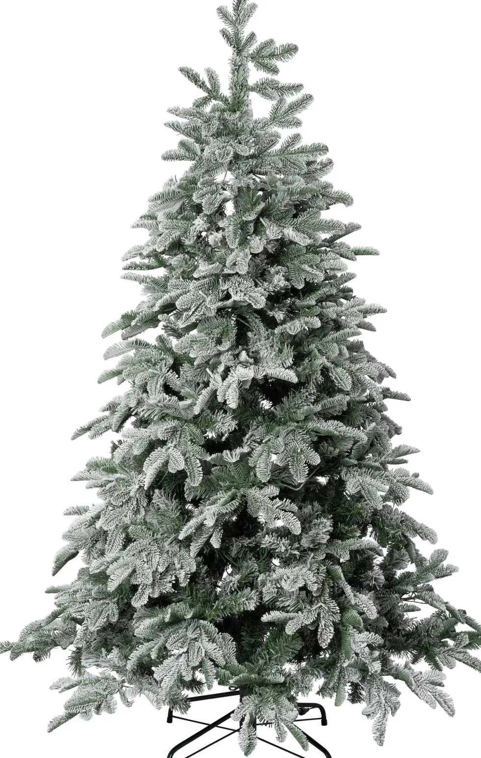 Intratuin kunstkerstboom Arne besneeuwd met 270 lampjes warm wit D 122 H 210 cm